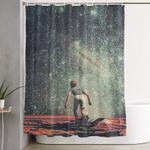 nostalgia shower curtain 0
