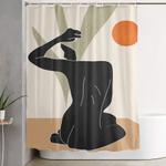 nude shower curtain 0