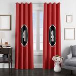 number four to be champions nfl window curtain 0