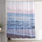 ocean morning shower curtain 0