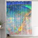 ocean opal shower curtain 0