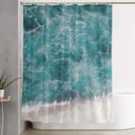 ocean waves shower curtain 0