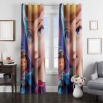 off white anime girl window curtain 0