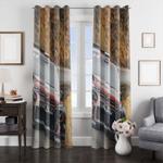 offroad car racing situation window curtain 0