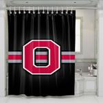 ohio state buckeyes 3 shower curtains 0