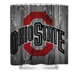 ohio state university shower curtain 0