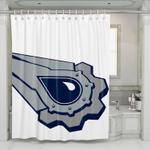 oiled flag of philadelphia 76ers shower curtains 0