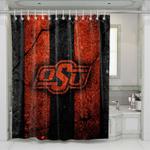 oklahoma state cowboys shower curtains 0