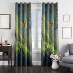 old texture pittsburgh steelers team window curtain 0