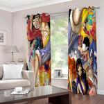 one piece curtains 2 panels blackout window drapes for room decoration 0