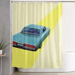open road shower curtain 0