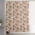 opossum and roses shower curtain 0