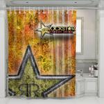 orange rockstar energy drinks shower curtains 0