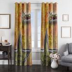 orange rockstar energy drinks window curtain 0