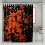 orange shadow enchantment shower curtains 0