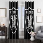 original logo of oakland raiders window curtain 0
