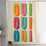 oui oui oui shower curtain 0