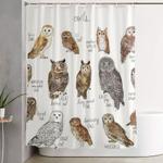 owls shower curtain 0