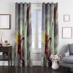 painting captain marvel window curtains 0