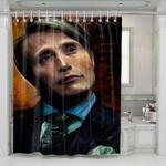 painting hannibal lecter shower curtains 0