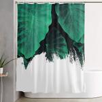painting on jungle shower curtain 0