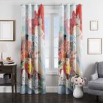 painting scene ponyo window curtains 0