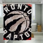 painting toronto raptors splash shower curtains 0
