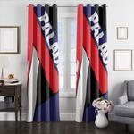 palace red blue white logo window curtains 0