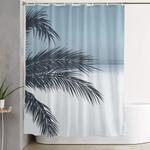 palm and ocean shower curtain 0