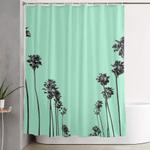 palm trees 9 shower curtain 0