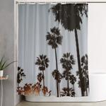 palm trees vi venice beach california shower curtain 0