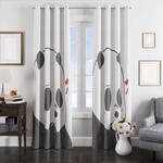 panda shy we bare bears window curtains 0