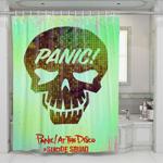 panic at the disco suicide squad shower curtains 0