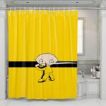 parody of kill bill by family guy shower curtains 0