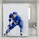 particle player nhl player shower curtains 0