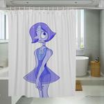 pastel purple opal steven universe shower curtains 0