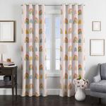 pastel solid color rainbow window curtain 0