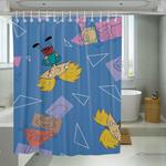 pattern hey arnold kids shower curtains 0