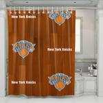 pattern of new york knicks shower curtains 0