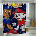 paw patrol dogs textured shower curtains 0