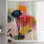 paysage abstract shower curtain 0