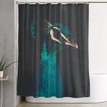 peacock and proud shower curtain 0