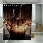 perfect body iron fist tattoo shower curtains 0