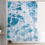 perfect ocean sea waves shower curtain 0