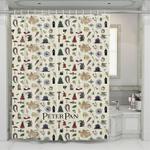 peterpan stuff icon movie animation disney shower curtains 0