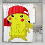 pikachu cute shower curtains 0