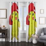 pikachu cute window curtains 0