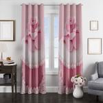 pink cupcake aesthetic window curtains 0