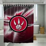 pink toronto raptors claw shower curtains 0
