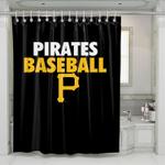 pirates baseball player shower curtains 0